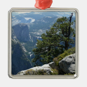 Yosemite Mountain View in Yosemite National Park Metal Tree Decoration