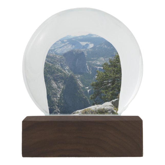 Yosemite Mountain View in Yosemite National Park Snow Globe (Front)