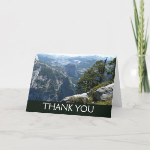 Yosemite Mountain View in Yosemite National Park Thank You Card