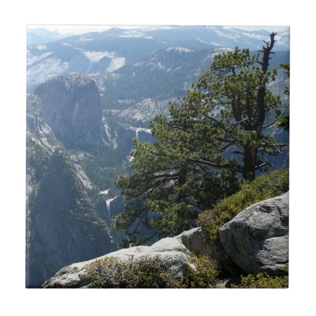 Yosemite Mountain View in Yosemite National Park Tile (Front)