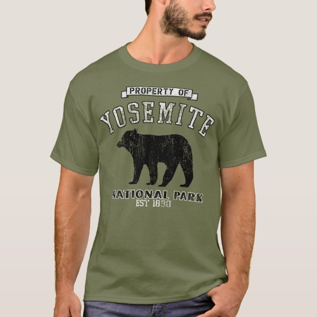 Yosemite National Park 1890 Tee Shirt (Front)