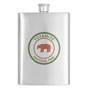 Yosemite National Park Bear Hip Flask