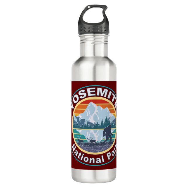 Yosemite National Park Bigfoot 710 Ml Water Bottle (Front)
