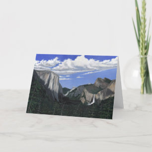 Yosemite National Park Blank Greeting Card