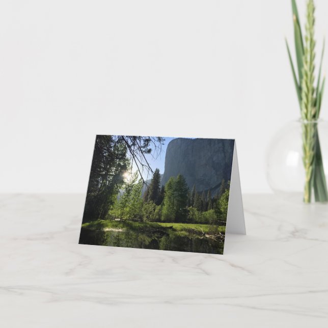 Yosemite National Park Blank Note Card (Front)