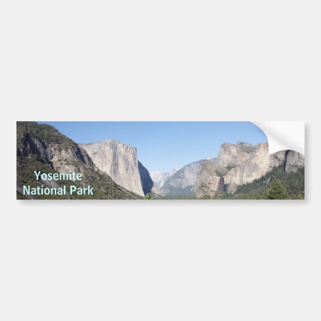 Yosemite National Park Bumper Sticker (Front)