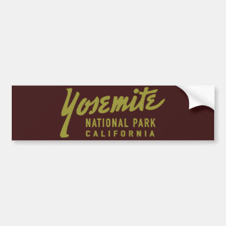 Yosemite National Park Bumper Sticker