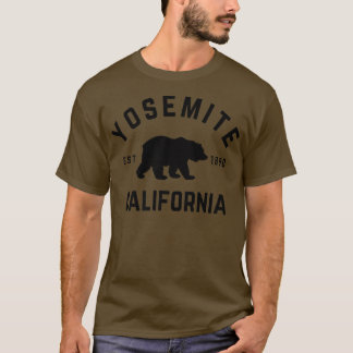 Yosemite National Park California Bear Hiking Outd T-Shirt