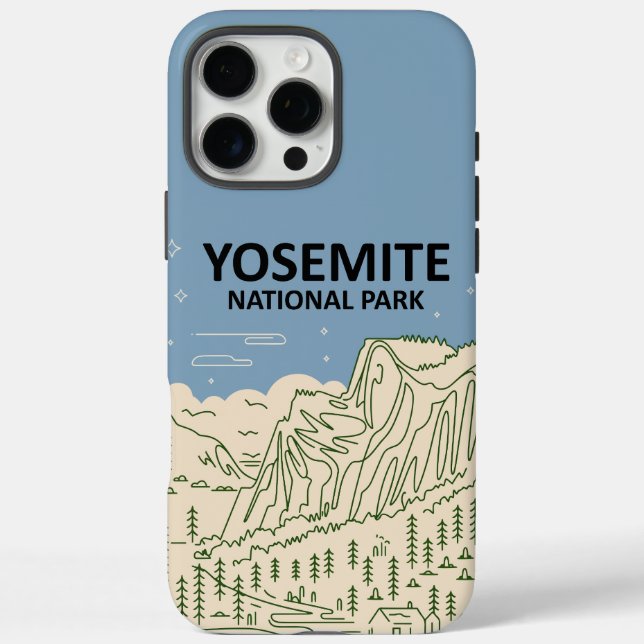 Yosemite National Park California Case-Mate iPhone Case (Back)