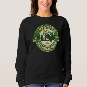 Yosemite National Park California Hike Camp Outdoo Sweatshirt
