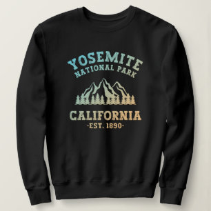 Yosemite National Park California Hiking Gradient Sweatshirt