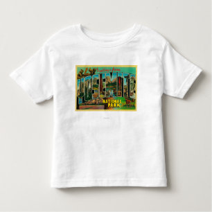 Yosemite National Park, California - Large Lette Toddler T-Shirt