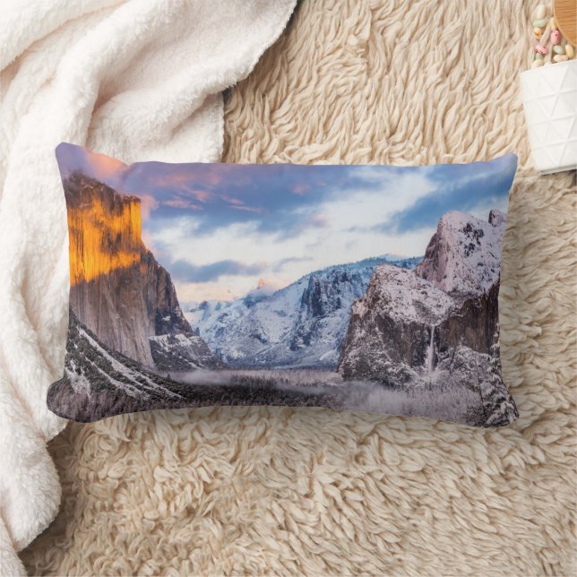 Yosemite National Park, California Lumbar Cushion (Blanket)