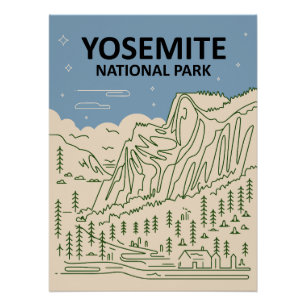 Yosemite National Park California Poster