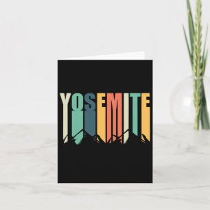 Yosemite National Park-california Souvenir-camping Card