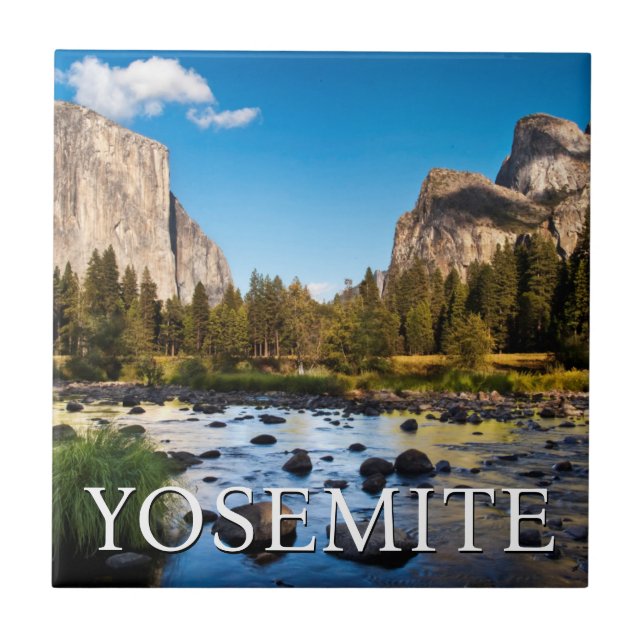 Yosemite National Park, California Tile (Front)