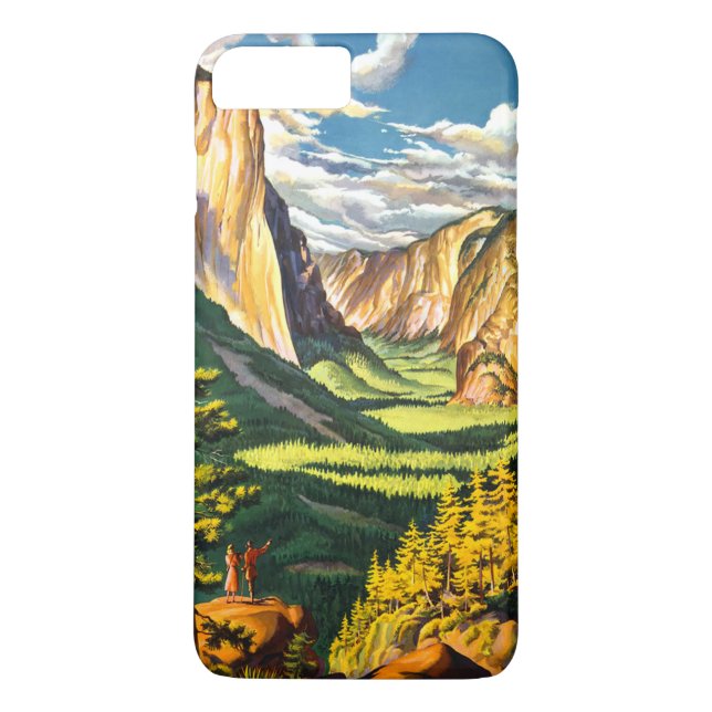 Yosemite National Park California Travel Art Case-Mate iPhone Case (Back)