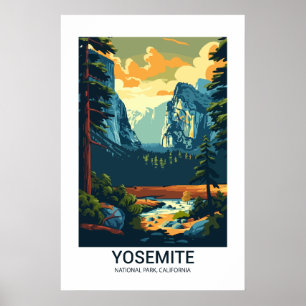 Yosemite National Park California USA  Poster