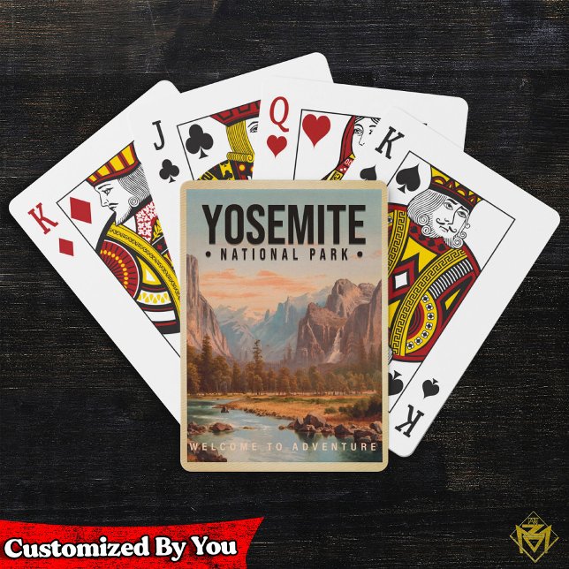 Yosemite National Park California Vintage Playing Cards (Creator Uploaded)