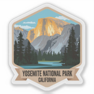 Yosemite National Park California Vintage Travel