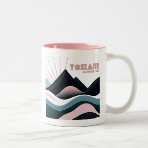 Yosemite National Park Colored Hills Two-Tone Coffee Mug