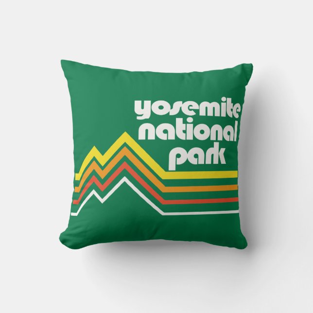 Yosemite National Park Cushion (Front)