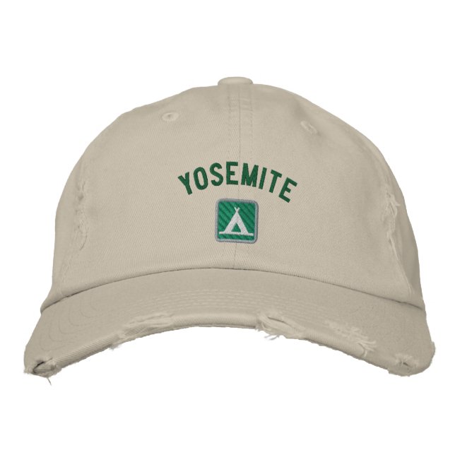 Yosemite National Park Embroidered Hat (Front)