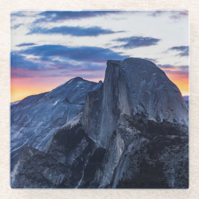 Yosemite National Park Glass Coaster (Front)