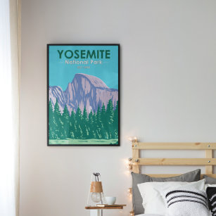 Yosemite National Park Half Dome California Poster