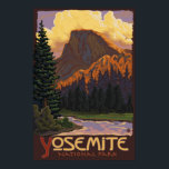 Yosemite National Park - Half Dome Travel Poster<br><div class="desc">Here is one of our Vintage-Style Travel Posters.  All designs are custom made to resemble posters of the early 1900's.  These pieces of artwork carry high detail,  deep colour,  and our careful attention to quality.</div>
