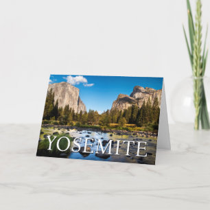 Yosemite National Park   Happy Birthday Card