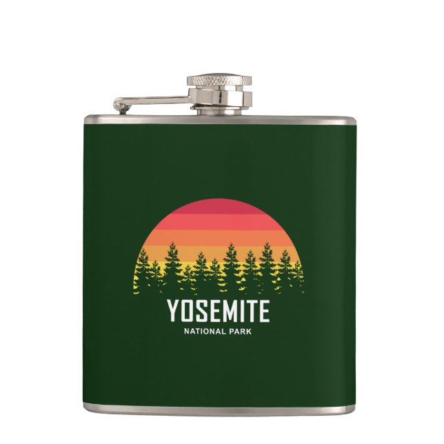 Yosemite National Park Hip Flask (Front)