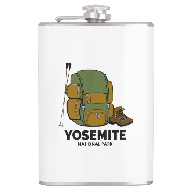 Yosemite National Park Hip Flask (Front)