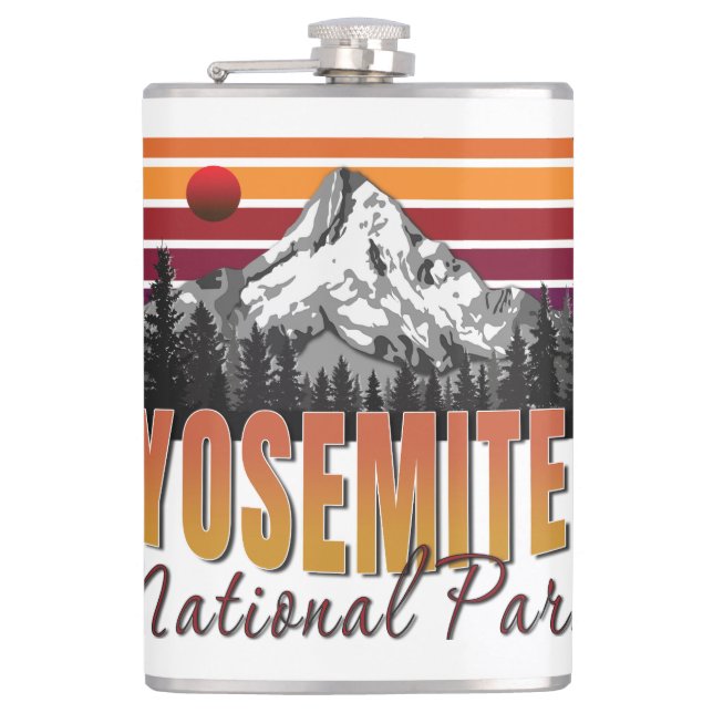 Yosemite National Park  Hip Flask (Front)
