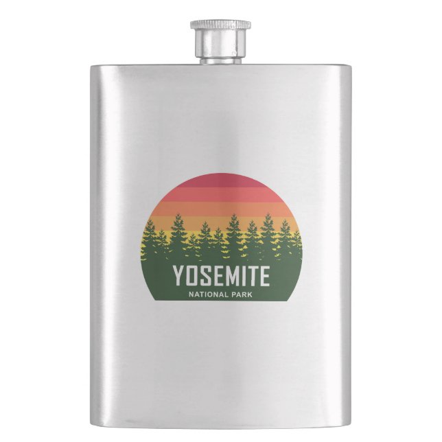 Yosemite National Park Hip Flask (Front)