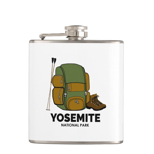 Yosemite National Park Hip Flask (Front)