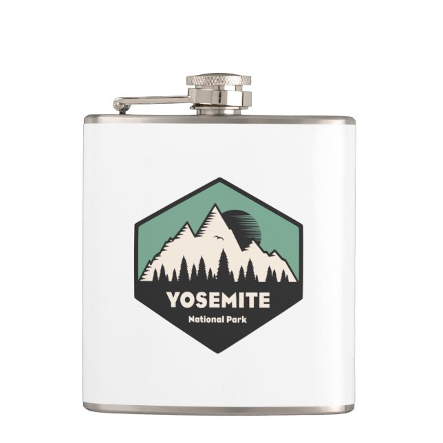 Yosemite National Park Hip Flask (Front)