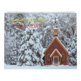 Yosemite National Park Landscapes Calendar