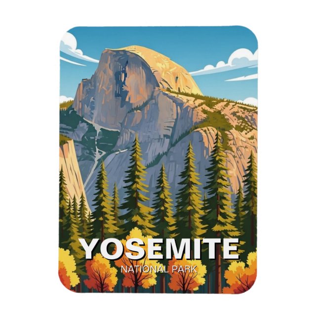 Yosemite National Park Magnet (Vertical)