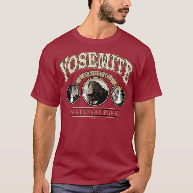 Yosemite National Park Majestic Falls Tee Shirt (Front)
