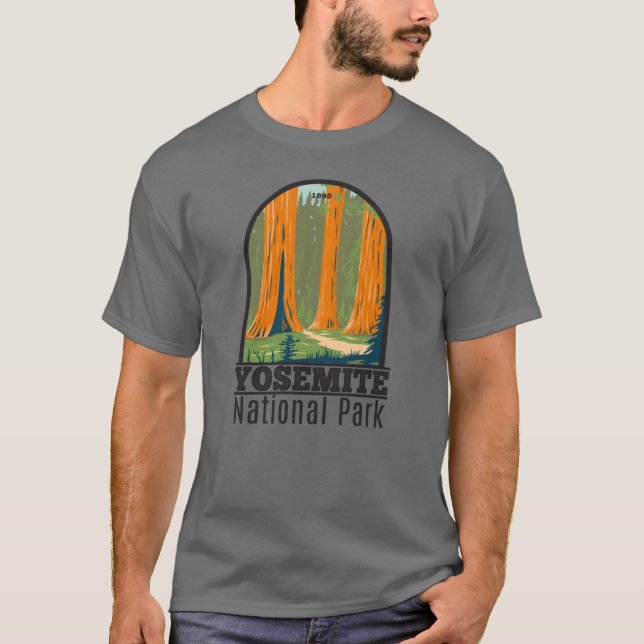 Yosemite National Park Mariposa Grove California T-Shirt (Front)