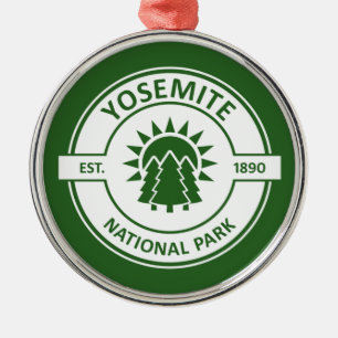 Yosemite National Park Metal Tree Decoration