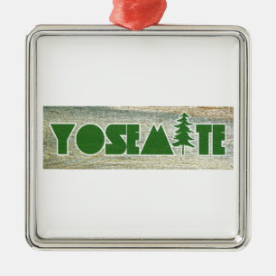 Yosemite National Park Metal Tree Decoration
