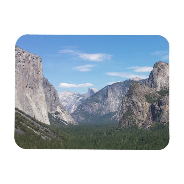 Yosemite National Park Mountain Valley Scenic Magnet (Horizontal)