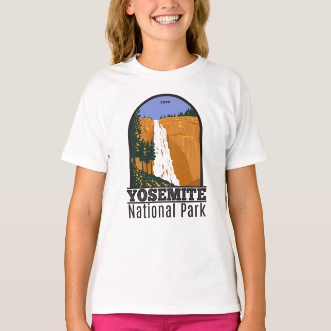 Yosemite National Park Nevada Falls California T-S T-Shirt (Front)