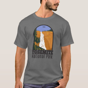 Yosemite National Park Nevada Falls California T-Shirt