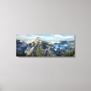 Yosemite National Park Panoramic Fine Art Canvas Print