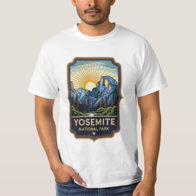 Yosemite National Park Patch T-Shirt (Front)