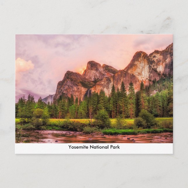 Yosemite National Park Post Card (Front)