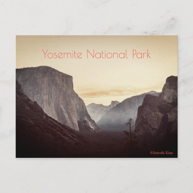 Yosemite National Park Postcard (Front)